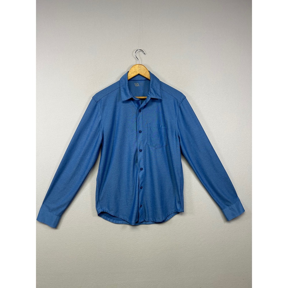 Performance Gorpcore VRST Mens Small Blue Long Sleeve Button Down Shirt